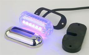img 4 attached to Waterproof Underwater Marine LED Pod Light - Blue LED: Heavy Duty & 12VDC Waterproof