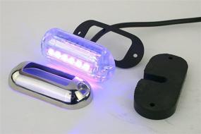 img 3 attached to Waterproof Underwater Marine LED Pod Light - Blue LED: Heavy Duty & 12VDC Waterproof
