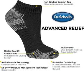 img 1 attached to 🧦 Diabetes & Circulatory Support Socks for Women by Dr. Scholl's (2 Pack)