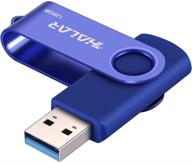 💡 thkailar usb 3.0 flash drive 128gb: ideal storage solution for students, business travelers, and gamers; compatible with external devices, ps4, pc, laptop; swivel design, blue led indicator logo