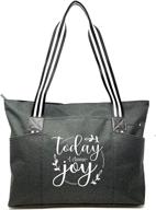 👜 inspiring zippered tote bag for women - premium handbags & wallets for ladies' totes logo