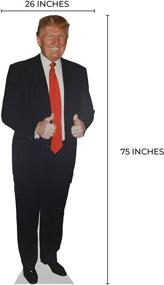 img 1 attached to 📸 DT1: Lifesize Donald Trump Cardboard Cutout – Ideal for Parties, Events, and Photoshoots
