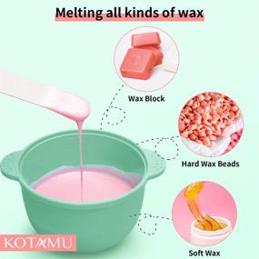 img 1 attached to 🪒 KOTAMU Removable Wax Pot: Convenient & Reusable Home Hair Removal Accessory