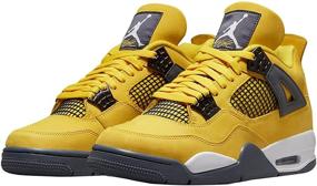 img 2 attached to Nike Jordan Retro Sneaker Yellow Men's Shoes for Athletic