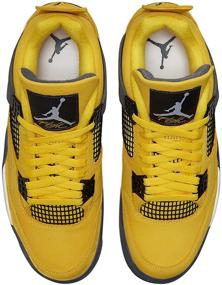 img 1 attached to Nike Jordan Retro Sneaker Yellow Men's Shoes for Athletic