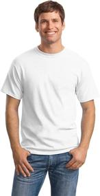 img 4 attached to 👕 Hanes Men's Essentials Short Sleeve T-shirt Value Pack (4-pack): Practical and Economical Choice for Men's Wardrobe