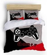 🎮 gamer controller playstation gamepad bedding set with pillowcases - vichonne gaming comforter set for full size beds, ideal for teens boys girls bedroom decor logo