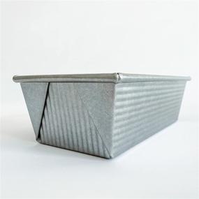 img 3 attached to USA Pan Bakeware: Aluminized Steel Loaf Pan, 1.25 Pound, Silver, Premium Quality