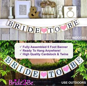 img 1 attached to 💍 Bridal Shower Decorations Set, Pink & Black Bachelorette Party Supplies Kit, Sash, Veil with Comb, Banner, Bride Tribe Temporary Tattoos, Photo Booth Props, Balloons, Wedding Engagement Accessories
