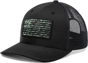 img 4 attached to Boticci American Flag Trucker Hat: Adjustable Mesh Snapback for Men & Women - Perfect Outdoor Headwear!