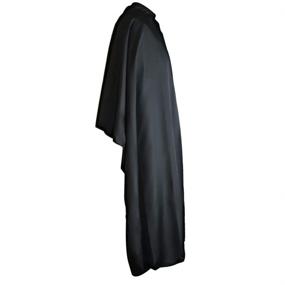 img 3 attached to 💇 DreamGenius Waterproof Barber Cape for Men - Adjustable Closure, Ideal for Hair Cutting, Dyeing, Coloring - Black, Sleeveless