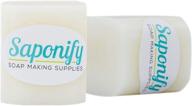 create your own gentle coconut milk melt and pour soap base for detergent-free glycerine soaps - saponify's 2lb professional grade solution logo