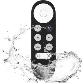 img 3 attached to 📺 Protective Silicone Remote Sleeve Replacement with String for Chromecast with Google TV 2020 - Black