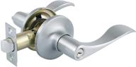 🚪 taftek aml101 non-reversible door lock with keys lever handle in satin nickel for door thickness 1-3/8" to 1-3/4" (35mm-45mm) логотип