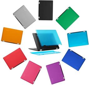 img 2 attached to 📦 iPearl mCover Hard Shell Case for New 14" Lenovo Ideapad Flex 6 14 - FLEX6-14 Blue: Review, Compatibility, and Features