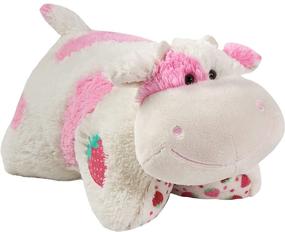 img 4 attached to Pillow Pets Scented Strawberry Stuffed