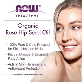 img 1 attached to 🌹 Organic Rose Hip Seed Oil for Facial Care - Expeller Pressed, 1 Fl Oz