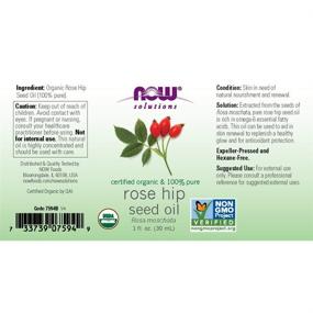 img 3 attached to 🌹 Organic Rose Hip Seed Oil for Facial Care - Expeller Pressed, 1 Fl Oz