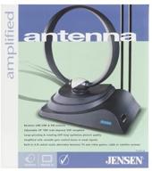 📺 enhance your tv experience with jensen tv910 amplified indoor antenna logo