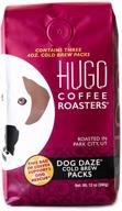 холодный кофе hugo coffee dog daze: легкий заваривание, не требуется кофеварка для холодного кофе, поддерживает спасение собак. логотип