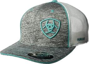 img 3 attached to 🧢 Optimized SEO: ARIAT Heather Teal Mesh Cap