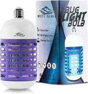 efficient white kaiman uv-a 5watt bug zapper electric bulb for indoor & covered outdoors - effective 500volts (white zapper) logo