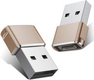 адаптер usb c (женский) к usb (мужской) (2 штуки) логотип