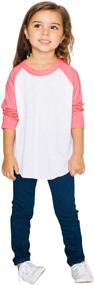 img 2 attached to American Apparel Unisex Sleeve Raglan Girls' Clothing