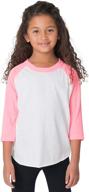 american apparel unisex sleeve raglan girls' clothing logo