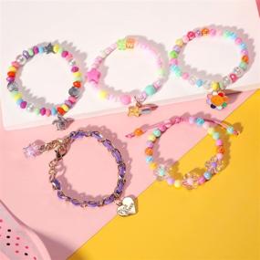 img 2 attached to Dazzling PinkSheep Teens Bracelet: Delicate Crystal-Adorned Elegance