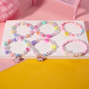 img 1 attached to Dazzling PinkSheep Teens Bracelet: Delicate Crystal-Adorned Elegance