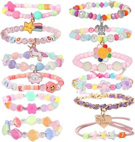 img 4 attached to Dazzling PinkSheep Teens Bracelet: Delicate Crystal-Adorned Elegance