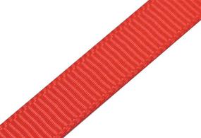 img 2 attached to 🎁 100 Yard Roll of 3/8 Inch Red Grosgrain Ribbon for Gift Wrapping, Hair Bows, Parties, Wedding Decor, Scrapbooking, Flowers - Mandala Crafts