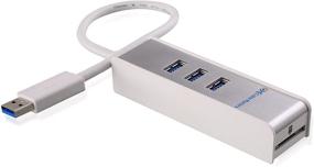img 4 attached to 🔌 Cable Matters SuperSpeed USB 3.0 Hub with SD Card Reader in White - 3 Port Option