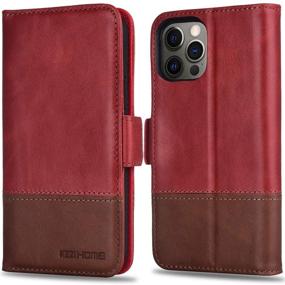 img 4 attached to KEZiHOME Wallet Case For IPhone 12 Pro Max Cell Phones & Accessories and Cases, Holsters & Clips