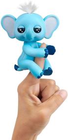 img 4 attached to 🐘 The Ultimate Interactive Fun: WowWee Fingerlings Baby Elephant Puppets & Puppet Theaters