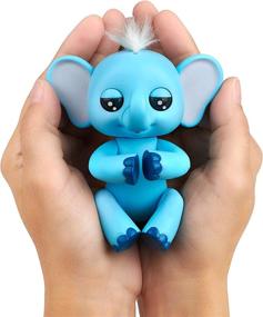 img 2 attached to 🐘 The Ultimate Interactive Fun: WowWee Fingerlings Baby Elephant Puppets & Puppet Theaters