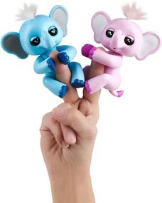 img 1 attached to 🐘 The Ultimate Interactive Fun: WowWee Fingerlings Baby Elephant Puppets & Puppet Theaters