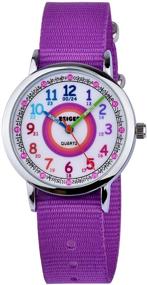 img 4 attached to ⌚ ZEIGER Time Teacher Watch: Master 12 & 24 Hour Time with Ease!
