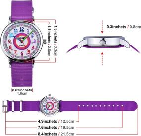 img 3 attached to ⌚ ZEIGER Time Teacher Watch: Master 12 & 24 Hour Time with Ease!