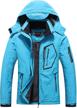 womens waterproof jacket winter raincoat logo