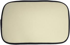 img 2 attached to 🚗 Beige Faux Leather Center Console Armrest Cushion by FH Group - Luxury Seat Box Cover Protector for Cars, Trucks, and SUVs