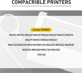 img 3 attached to 🖨️ Batuto 240 XL 241 XL Remanufactured Inkjet Replacement - Canon PG-240XL CL-241XL (1 Black, 1 Tri-Color) for Pixma MX472 MX452 MX532 MX432 MX512, MG3620 MG3522 MG2120 MG2220 MG3220 MG3520 - Buy now!