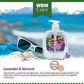 img 3 attached to 🧼 WBM Care Hand Soap - Lavender & Almond, 500 ml (3-pack): Luxurious Cleansing, Moisturizing, and Nourishing Solution for Beautiful Hands