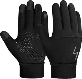 img 4 attached to 🧤 YukiniYa Kids Winter Gloves - Water Repellent, Touchscreen, Warm Fleece, Anti-slip for Boys and Girls Ages 3-15