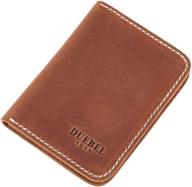 duebel pocket: sleek leather minimalist business men's accessories for effortless style логотип