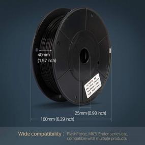 img 2 attached to PLA 3D Printing Filament - ALLTIME3D - Classy Black 300G (0