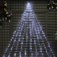 🎄 yasenn 300led firefly bunch lights: sparkling white christmas wedding decorations, 9.8ft copper wire string lights логотип