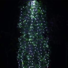 img 2 attached to 🎄 YASENN 300LED Firefly Bunch Lights: Sparkling White Christmas Wedding Decorations, 9.8ft Copper Wire String Lights