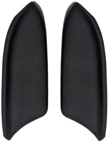 img 2 attached to 💪 DKIIGAME Accord Armrest Replacement: Vinyl Front Door Panels Armrest Lid Pad for 2008-2012 Honda Accord Sedan (Black) - Superior Quality Upgrade!